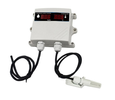  壁挂数码管王字壳温湿度传感器 